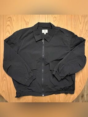 Mode of One Men's Black Zip Front Jacket
